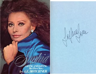 Sophia Loren autograph