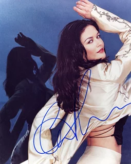 Catherine Zeta Jones autograph