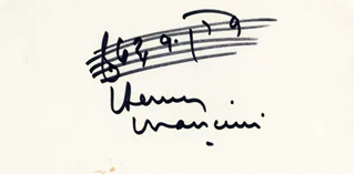 Henry Mancini autograph
