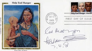 Desmond Tutu autograph