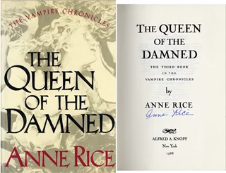 Anne Rice autograph