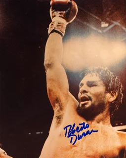 Roberto Duran autograph