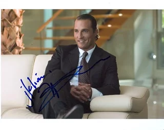 Matthew McConaughey autograph