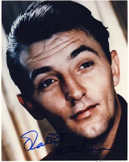 Robert Mitchum autograph