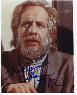Chaim Topol autograph