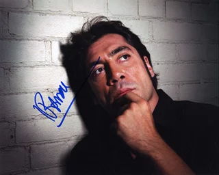 Javier Bardem autograph