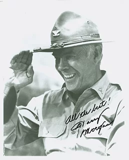 Harry Morgan autograph
