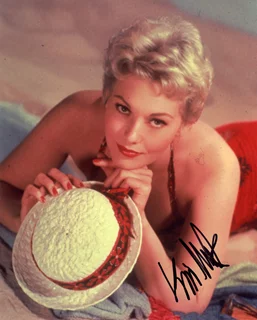 Kim Novak autograph