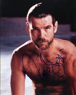 Pierce Brosnan autograph