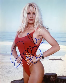 Pamela Anderson autograph
