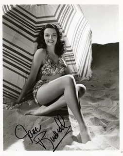 Jane Russell autograph