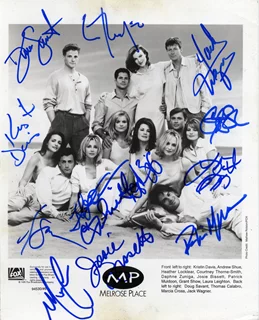 Melrose Place autograph