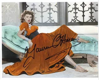 Maureen O'Hara autograph