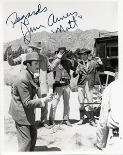 James Arness autograph