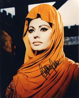 Sophia Loren autograph