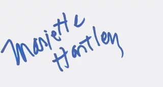 Mariette Hartley autograph