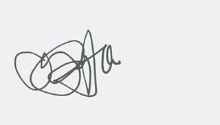 Paris Hilton autograph