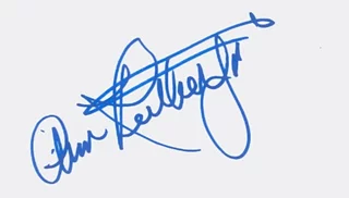 Ann Rutherford autograph