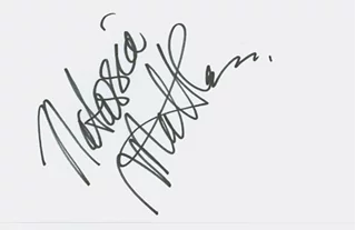 Natassia Malthe autograph