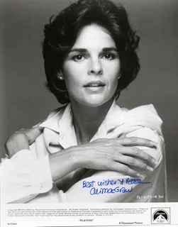Ali MacGraw autograph