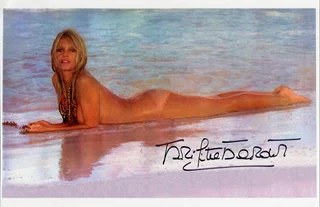 Brigitte Bardot autograph