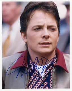 Michael J. Fox autograph