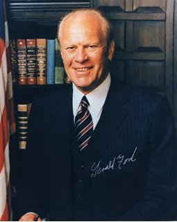 Gerald Ford autograph