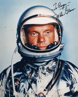 John Glenn autograph