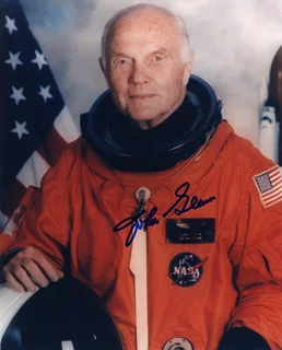 John Glenn autograph