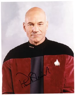 Patrick Stewart autograph