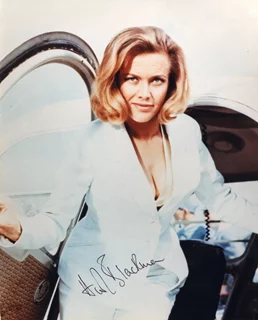 Honor Blackman autograph