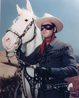 Clayton Moore autograph