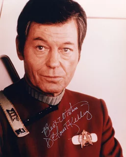 Deforest Kelley autograph