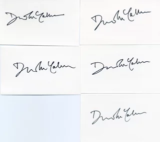 David McCallum autograph