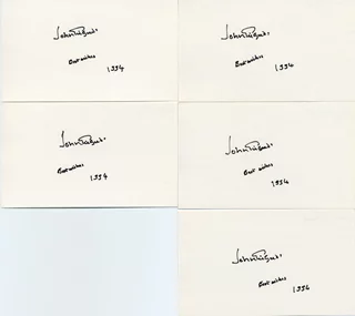 John Gielgud autograph