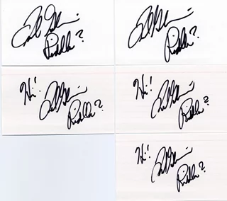 Frank Gorshin autograph