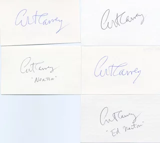 Art Carney autograph