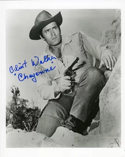 Clint Walker autograph