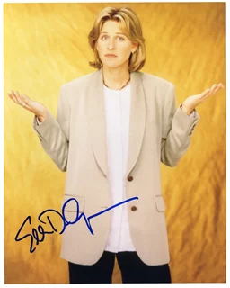 Ellen DeGeneres autograph