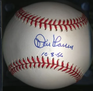 Don Larsen autograph