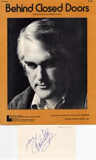Charlie Rich autograph