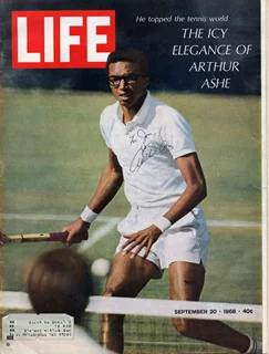 Arthur Ashe autograph