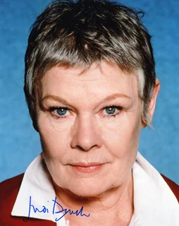Judi Dench autograph