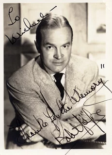 Bob Hope autograph