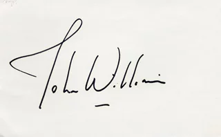John Williams autograph