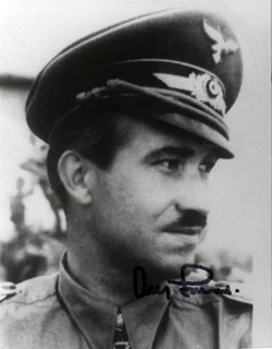 Adolf Galland autograph
