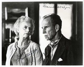 Hume Cronyn & Jessica Tandy autograph