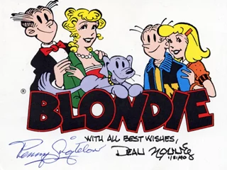 Blondie autograph