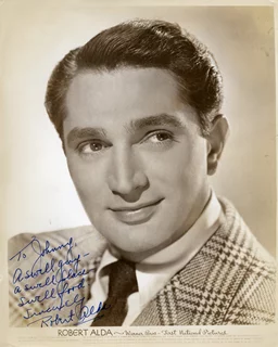 Robert Alda autograph