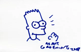 Matt Groenig autograph